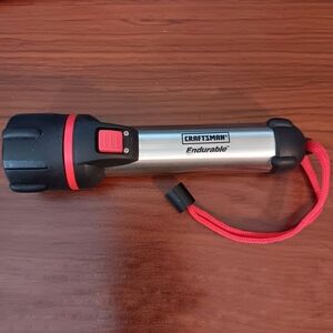 Craftsman Endurable Flashlight - Incandescent bulb 6.25" takes 3 AAA Batteries